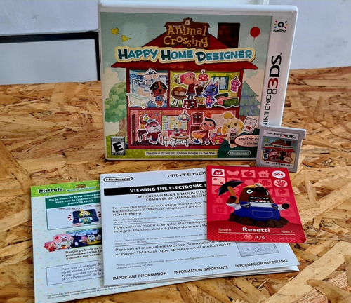 Animal Crossing Happy Home Dessigner (Usado)