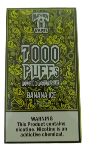 Vape Miel Death Row 7000 Puffs Sabores Surtidos 10 Pz
