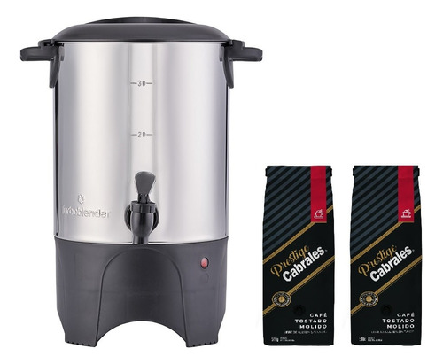 Cafetera Infusionador Turboblender + 2 Cafe Molido Cabrales