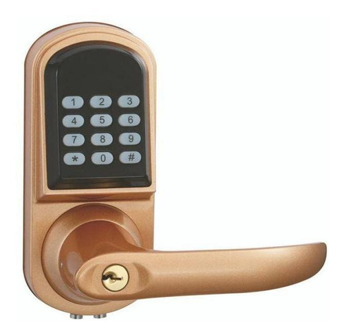 Cerradura Código Electrónico, Mxmrk-002, Ic Card, Cobre, Esp Color Plata