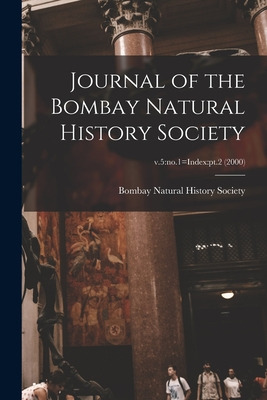 Libro Journal Of The Bombay Natural History Society; V.5:...