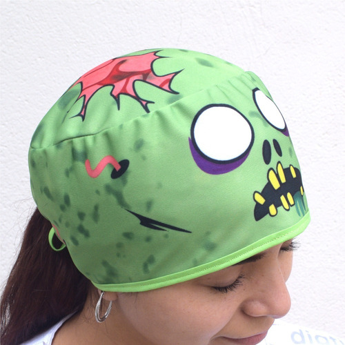 Zombie Gorro Quirúrgico Para Pediatras Enfermeros Dentistas