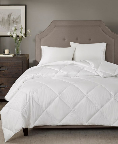 Imagen 2 de 2 de Acolchado Queen Size Reversible Térmico Símil Plumón Edredón