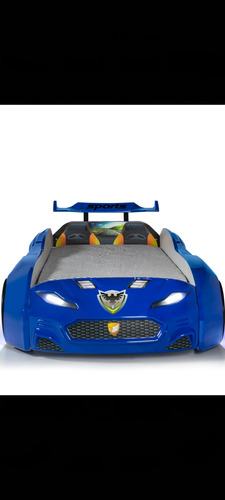 Cama Infantil Forma De Carro, Jakosc, Forza 1 Blue Y Red 