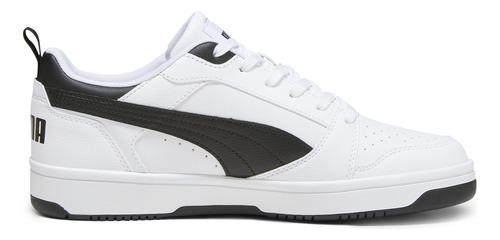 Tenis Rebound V6 Puma Unisex Blanco Y Negro
