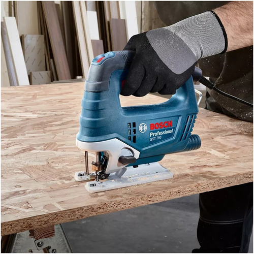 Serra Tico-tico Bosch 520w Profissional Compacta Com Lâmina