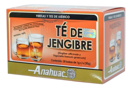 Te De Jengibre (30 Sobres) Anahuac