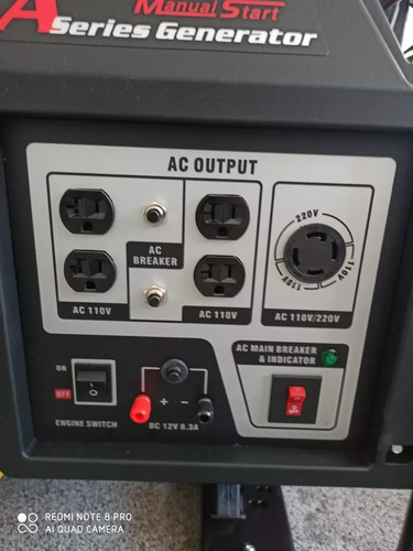 Planta Generador Loncin Lc-6500as 6.5 Kva 110/220v Gasolina.