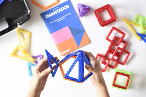 Imagen 4 de 10 de Imantados Bloques Magneticos Didacticos Construcci Educabot