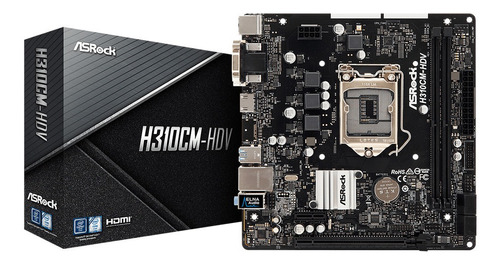 Mother-board Asrock H310cm-hdv 1151 9ª, 2 Ddr4, Microatx