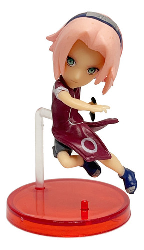 . Juego De 8 Figuras De Acción De Naruto Pvc, Modelo Toys,