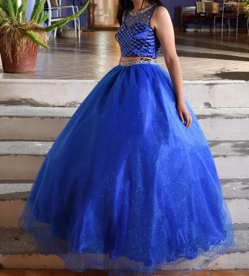 Vestido Azul Francia 15 Anos | MercadoLibre 📦