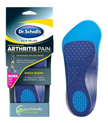 Plantilla ortopédica Dr. Scholl's Arthritis Pain para mujer, 35 a 40, color otro