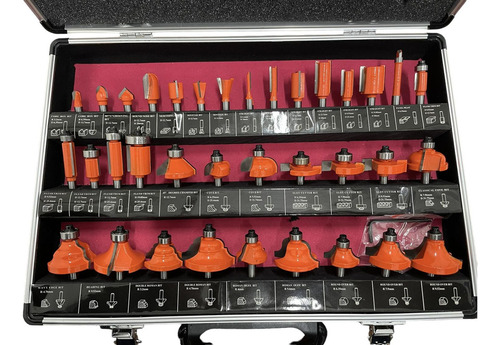 Kit De Brocas Para Router 35 Pz Adir 10976