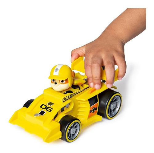 Vehiculo Paw Patrol Rubble Race & Go Deluxe Nuevo Original