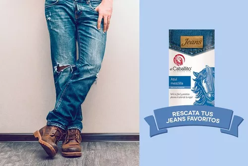 el Caballito® Jeans Colorante para Ropa Azul Mezclilla 20g – Colorantes en  Polvo el Caballito®