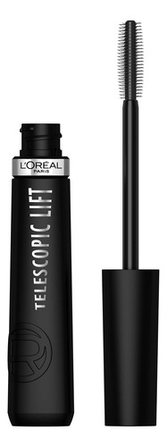 Máscara Loréal Paris Telescopic Lift Alargadora Negra 10 Ml