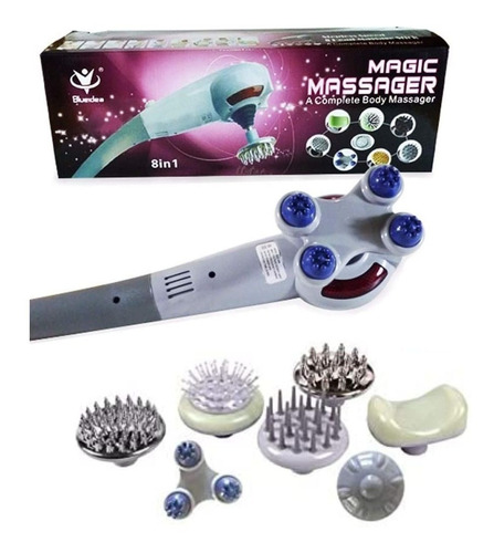 Masajeador Eléctrico 8 En 1 Masaje Profesional Magicmassager