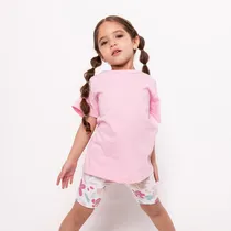 Comprar Conjunto De Verano Baby Ginos Short Remera Nena Niña Algodon