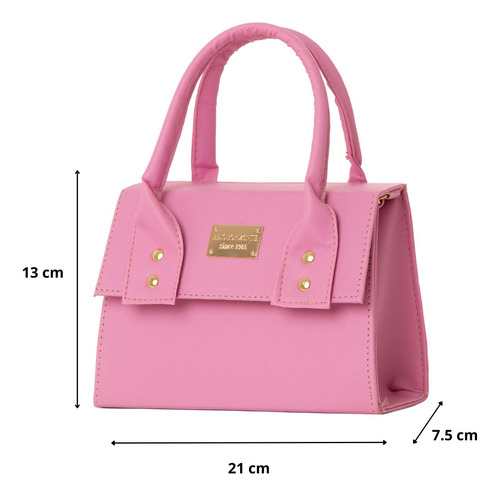 Bolso Mariconera Fana Triana Rosa, Especial La Quiero!! Barbie Lisa Oro Rosa