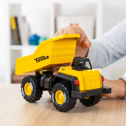 Tonka Retro Metal Classics Dump Truck Camion Mediano / C Tonka Retro Metal Classics Dump Truck Amarillo