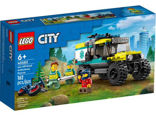 Lego City - Ambulância De Resgate 4x4 Off-road - 40582 Quantidade De Peças 162
