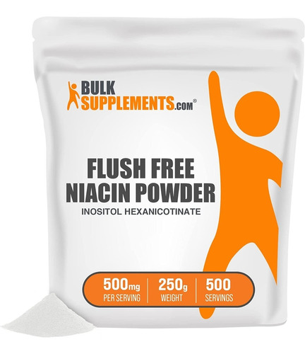 Bulk Supplements Flush Free Niacina Polvo 250gr