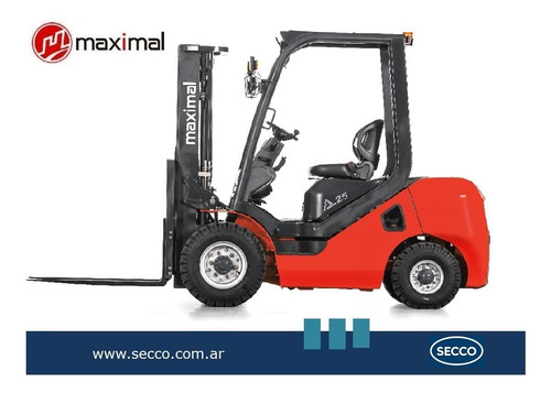 Autoelevador Maximal 2,5 Tn Diésel Nuevo Diseño Serie A Desd