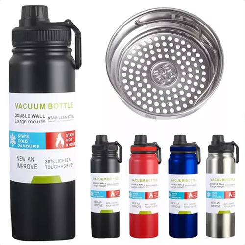 Garrafa Térmica 800ml Espacial Quente Frio Com Isolamento Te