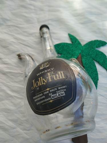 Botella De Whisky Antigua Jolly Full Escocés Muy Exclusiva 