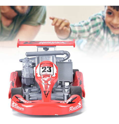 / 1:32 Escala De Aleación Modelo De Coche De Alta Go-kart