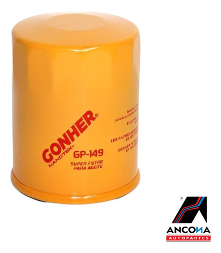 Filtro Aceite Gonher Nanotek Gp149 Superfiltro Para Aceite