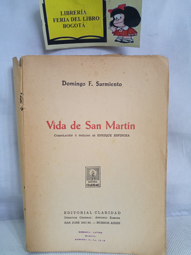 Vida De San Martín - Domingo Sarmiento - 1939