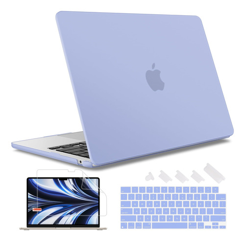 Funda May Chen Para Macbook Air 13 M2 + C/teclado Lila