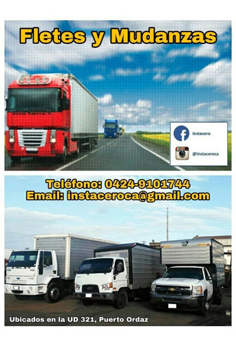 Imagen 4 de 5 de Fletes Y Mudanzas Desde Puerto Ordaz
