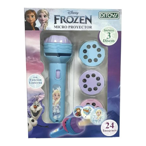 Linterna Micro Proyector Infantil Frozen Disney 2590