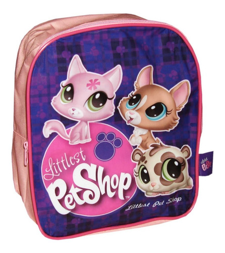 Mochila Littlest Pet Shop Alto 26 Cm Ideal Jardín Kinder