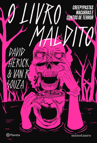 O livro maldito: Creepypastas macabras e contos de terror, de Herick, David. Editora Planeta do Brasil Ltda., capa mole em português, 2019