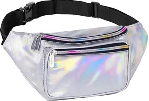 Riñonera Unisex Sojourner Bags - Holografico Plata 