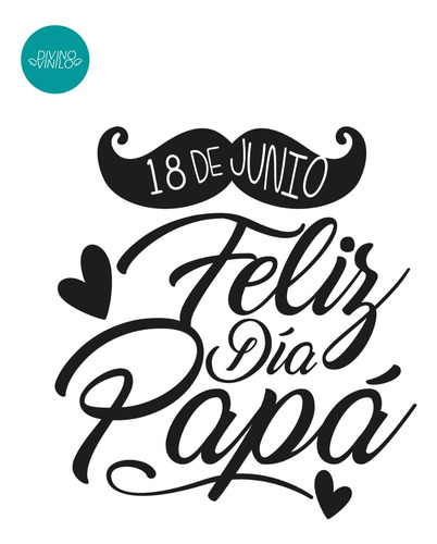 Imagen 1 de 1 de Vinilo Para Vidrieras Día Del Padre -mod 4