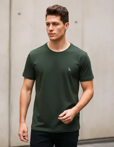 Camiseta Reserva Masculina T-shirt Básica Verde Floresta Liso M