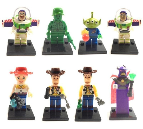 Toy Story 8 Figuras Lego Compatibles 