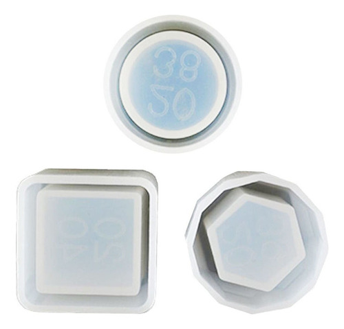 3 Moldes De Resina Para Macetas Transparentes