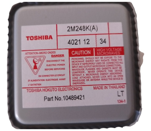 Magnetron Toshiba 2m248k(a) No. 10489421 Amana-menumaster