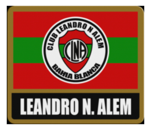 Parche Termoadhesivo Flag Leandro N Alem Bahia Blanca