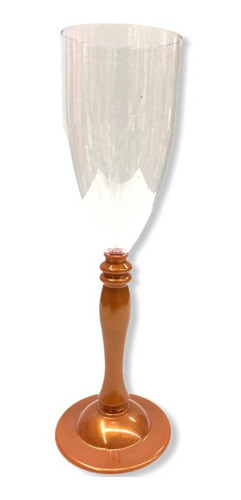 Imagem 1 de 1 de Taça De Champagne Colonial 210 Ml - Rose Gold - 01 Unidade -