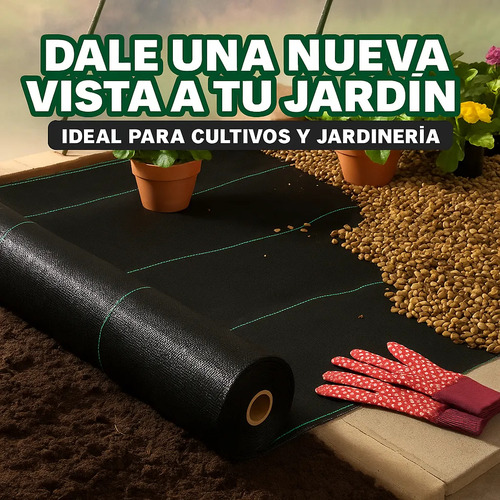 Malla Antimaleza Enraizante Geotextil 1mt X 10mts