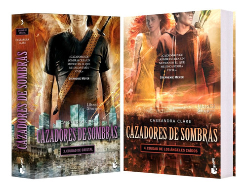 Cazadores De Sombras: 3 Ciudad De Cristal Y 4 Ángeles Caídos