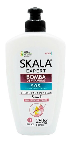 Skala Crema Peinar Bomba De Vitaminas Sos Protector Termico