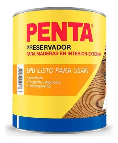 Preservador Insecticida Madera 18lts Penta Listo Para Usar